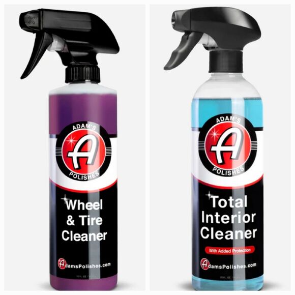 Adam's Polishes Other - Adam's Polishes Wheel Tire Total Interior Cleaner for Car Detailing Set 16 OZ